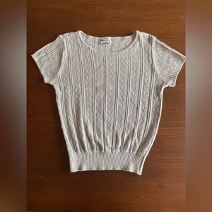Rare vintage short sleeve sweater
